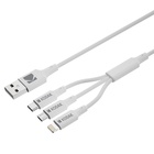 kabel USB  3 IN 1, nabíjecí, 1,5m, bílý_obr3